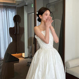 Simple Design Feel Chest-Spewn-Singed Denstalt Wedding Dress 2026 Spring New Small Bridal Super Fairy Travel Shoots Out Of The Yarn HZ0517