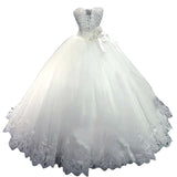 Star Of The Same 2026 New Women's Long Dream Wedding Dress Middle Sleeveless White Wedding Dress HZ0517