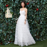 Wedding Dress 2026 New White Bridal French Light Wedding Dress Simple Super Fairy Travel Sling Dress HZ0517