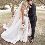 2026 Spring New Twistness Simple Atmosphere Modest French-Style Wedding Dress HZ0517