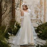 French Light Wedding Dress Morning Dress Beautiful Super Fairy Princess High-End Luxury Small Bride Go Out Yarn Evening Dress HZ0517