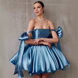 New 2026 Chest-Speaned High-End Feeling Short Dress Banquet Birthday Small Man Gold Breeze Evening Dress 1067 HZ0517