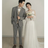2026 Bride's New Exterior Out Of The Syarsen Family Travel Shot Super Fairy Simple Tail White Thin And Light Wedding Dress HZ0517
