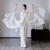 French Light Wedding Dress Bride Simple Niche High-End Feeld Daffron Go Out Of The Yarn Series Super Fairy Small Tail Welcome Dress HZ0517