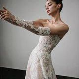 Light Wedding Dress 2026 New Small Light Luxury Lace Out-Dress Yarn Thigh French Super Fairy Engagement Dress Dress Dress HZ0517