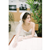 Light Wedding Sling 2026 New Bride Wedding Toast Dress Female Stoodle Simple Mori Family Photo Studio HZ0517