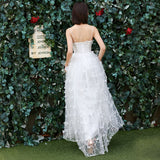 Wedding Dress 2026 New White Bridal French Light Wedding Dress Simple Super Fairy Travel Sling Dress HZ0517