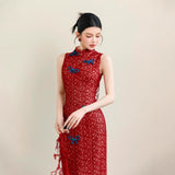 New Chinese Red Bride Morning Dress Girl Light Luxury High-End Toasting Engagement Thin Evening Dress Dress Dress Dress HZ0517