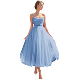 Suspension Small Dress 2026 New Fashion Sexy Tulle Banquet Sen Linen Dress Atmospheric Multi-Color Evening Dress HZ0517