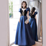 Annual Evening Dress Female Host High Sense French Solo Temperament Famous Luxury Small Art Examination Performance Service Summer HZ0517