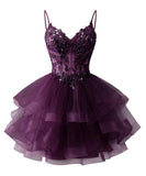 Shiny Liangliang Short Back School Festival Dress 2026 Fine Shoulder Belt Short Ball Dresses Bow Cocktail Party Gift HZ0517