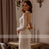 Spring New Fishtail Dress Wedding Dress Detachable Long-Tail Wedding Dress High-End Light Luxury Back Dress HZ0517