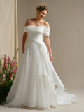2026 New French Light Wedding Dress Simple Thin Senior Feeling Tug Dream Super Fairy Pungong Skirt HZ0517