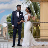 Fishtail Wedding Dress 2026 New Temperament White Waist-To-Shoulder Tail African Bride Wedding Dress To Go Out To Greet Skirt HZ0517