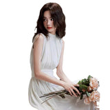 French Dress Women 2026 Spring New Banquet Temperament In The Long And Generous Daily Dress HZ0517