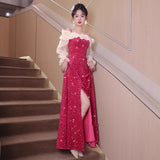 Toasting Bride 2026 New Engagement Wedding Wedding Day Dress Dress Dress Woman HZ0517