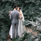 Brassed And Densate Light Wedding Dress 2026 New Bridal Wedding French Daily Can Wear Small Yarn Dress HZ0517