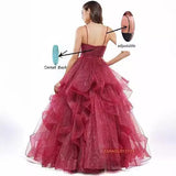 Fashion Sling Fluffy Skirt Event Dress Temperament Year-Up Club Show Evening Dress 2026 New HZ0517