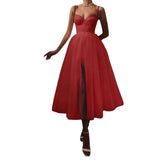 2026 New Dress Women's Ebay Multi-Color Sling With Mesh Dress HZ0517