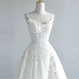 French Brated Dress Bridal Light Wedding Dress White High-End Light Luxury Slimming 2026 New Tail Dress HZ0517