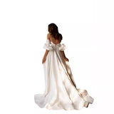 The Main Wedding Dress 2026 Spring New Temperament Smeared French Style Light And Simple Wedding Dress HZ0517