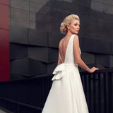 2026 Spring New Simple Set Of Simple And Light Wedding Dress Fashion Body-Discsed Tailed Sen Style Wedding Dress HZ0517