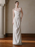 French Light Wedding Dress 2026 New Bridal Simple Densate Dress High Quality Marriage Yarn HZ0517