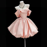 Dress New One-Word Shoulder Dress Poncho Dress Short Lantern Dress Vocal Art Exam Registration Toaster HZ0517