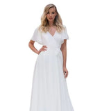 2026 New Wedding Dress Wishv Collar Light Wedding Dress HZ0517