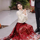 New Chinese Engagement Horse Noodle Skirt Half Dress Adult 2026 New Small Wedding Dress Daily Dress HZ0517