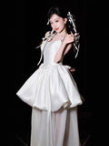 New Chinese-Style Fasting Bra Twilight Dress Bridal Tauce Dress Bridal Dress Photo Wedding Dress HZ0517