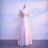Choir Performance Suit 2026 New Pink Cane Temperament Evening Dress Long Dress Host Banquet Dress HZ0517