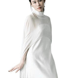 New Chinese Morning Robe Light Wedding Dress Female Wedding Dress Dress Simple French Light Wedding Dress Small White Dress HZ0517