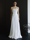 Brased Retro Light Wedding Dress 2026 New Small Simple Design Feeling Bride White Engagement Trip To The Gown HZ0517