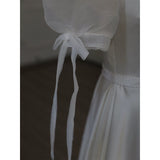 French Evening Dress 2026 New Temperament Banquet White Sedley Light Wedding Wedding Certificate Can Wear Dress Women HZ0517