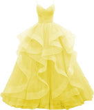 Fashion Sling Fluffy Skirt Event Dress Temperament Year-Up Club Show Evening Dress 2026 New HZ0517