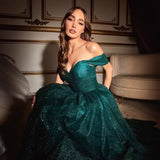 Word Shoulder Evening Dress 2026 New Fashion Temperament Elegant Air Show Back Evening Dress Banquet Party HZ0517
