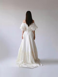 Mori Dress White Lace Outdoor Shoulder Robe Female Bride Light Wedding Shoulder Shoulder Pat Certificate Dress HZ0517