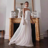 Light Wedding Dress 2026 New White Brat Niche Mesh Ribbon With Hanging Neck Banquet Dress Dress Dress HZ0517