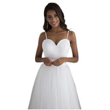 Light Wedding Dress Woman 2026 New Bride Wedding Long Tail Sen With Dream Simple Slings Bra Light Wedding Dress HZ0517