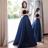 Annual Evening Dress Female Host High Sense French Solo Temperament Famous Luxury Small Art Examination Performance Service Summer HZ0517