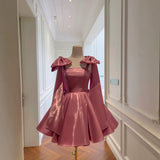 New French Light Luxury High-End Feeling Short Retro-Sense Semperament Banquet Evening Dress Small At-Risk Princess Dress HZ0517
