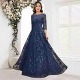 Banquet Evening Dress Lace Light Luxury Niche Hot Host High-End Dress Can Usually Be Worn HZ0517