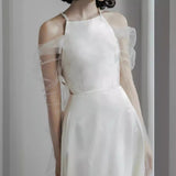 Wedding Dress 2026 Spring New Lint Temperament Tailings Family Travel Fashion Light Yarn HZ0517
