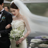 Sen's Super Fairy Brae Light Wedding Dress Senior Bridal Welcome Dress Dress Dress Women 2026 Winter Fishtail Yarn HZ0517