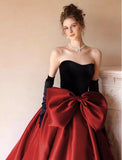 Pink Retro Breast-Wearing Evening Dress Birthday Fairy Dress Hepburn Style High-Level Rites Of Passage For Light Luxury HZ0517