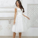 Evening Dress 2026 New Dinner Party Party Short Dress White Simple License Light Wedding Dress HZ0517