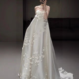 French Bra-Smeared And Densate Wedding Dress Dress 2026 New Bridal Light Robes HZ0517