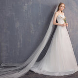Main Wedding Dress 2026 New French Bride Wedding Stupor Rice White Simple Light Wedding Dress HZ0517