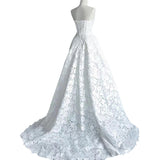 French Brated Dress Bridal Light Wedding Dress White High-End Light Luxury Slimming 2026 New Tail Dress HZ0517